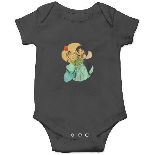 Disney Aladdin Jasmine Rajah Friendship Onesies
