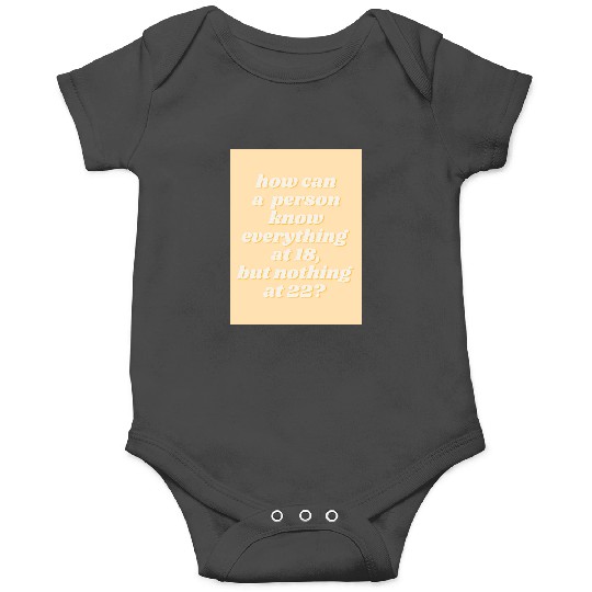 Discover Nothing New Taylor Lyric Onesies