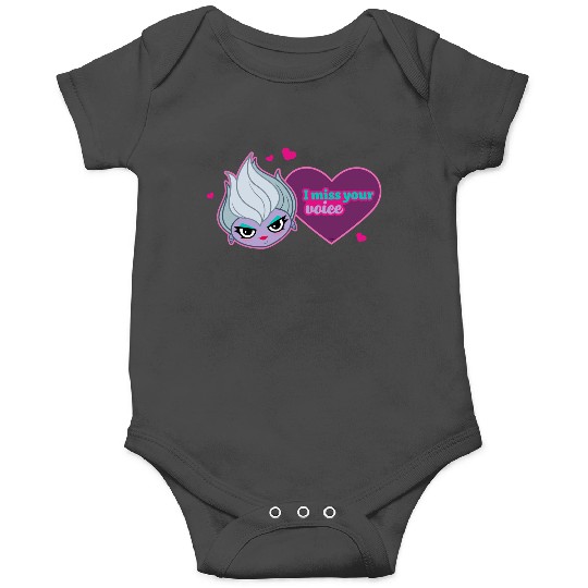 Disney Villains Ursula I Miss Your Voice Valentines Day Valentines Onesies