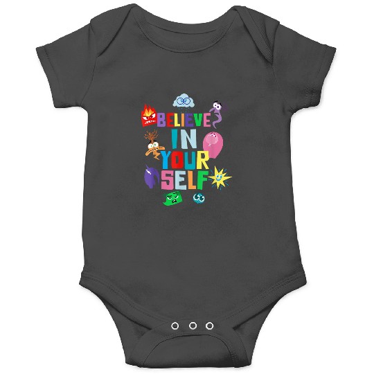 Disneyss Pixars Inside Out 2 Believe In Yourself Emotions Icons Onesies