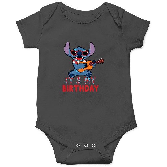 Disneyss Lilo Stitch Tropical Party Its My Birthday Onesies