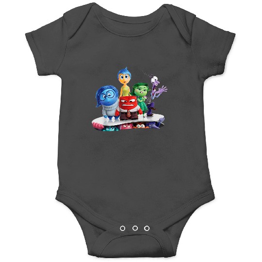 Disneyss Pixars Inside Out 2 Emotional Group Movie Poster Onesies