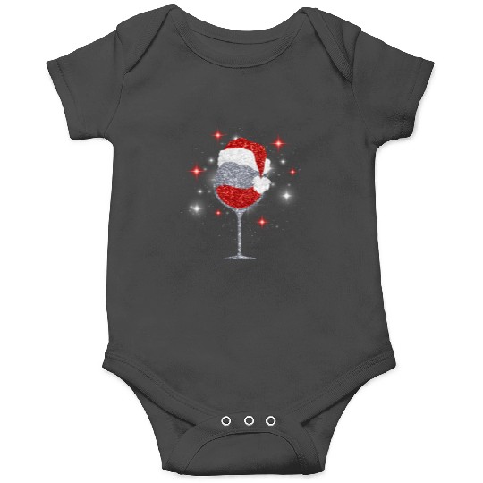 Santa Hat Christmas Glitter Wine Glass  : Mickey Disney Christmas, Disney Christmas Onesies