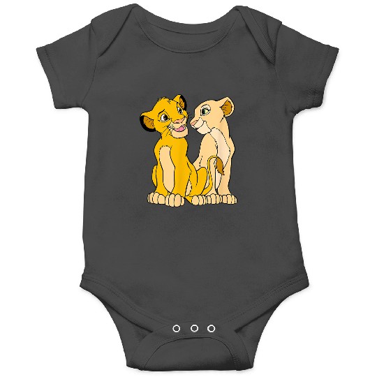 Disneyss The Lion King Cute Simba Nala Big Chest Portraits Onesies
