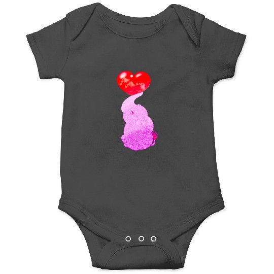 Discover Cute Elephant With Heart Sticker: Disney Elephant Dumbo, Dumbo Onesies