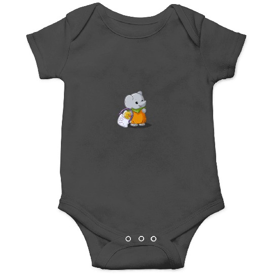 Discover Elephant Pumpkin (shadow) A-Line Dress: Disney Elephant Dumbo, Dumbo Onesies