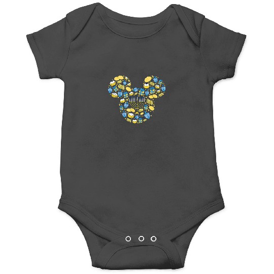 Disney Mickey Mouse Icon Hanukkah Chanukah Dreid Onesies