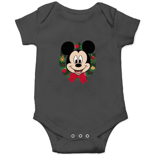 Discover Mouse Christmas Wreath Portrait Hoodie  : Mickey Disney Christmas, Disney Christmas Onesies
