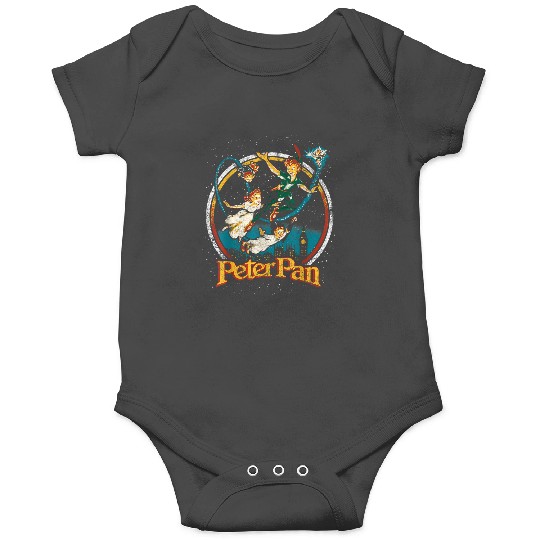 Discover Disney Peter Pan Group London Flying Faded Graphic Onesies