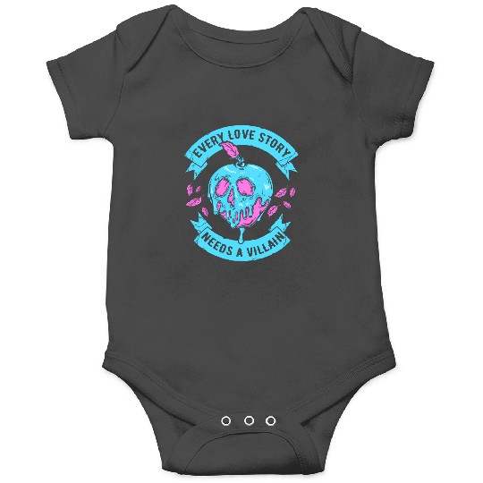 Disney Villains Valentine'S Day Love Story Poison Apple Logo Onesies