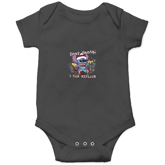 Discover Disney Lilo & Stitch Christmas Dear Santa, I Can Explain Tank Top Onesies