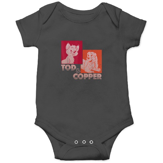 Disney The Fox and the Hound Tod & Copper Retro Onesies