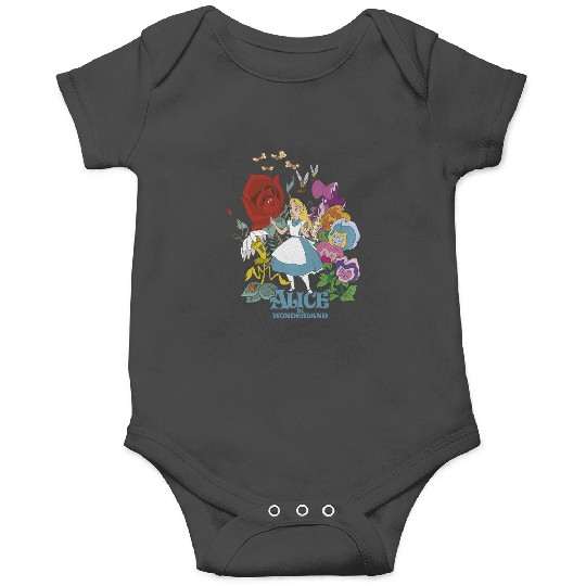 Disney Alice In Wonderland Walking Through The Flowers Onesies