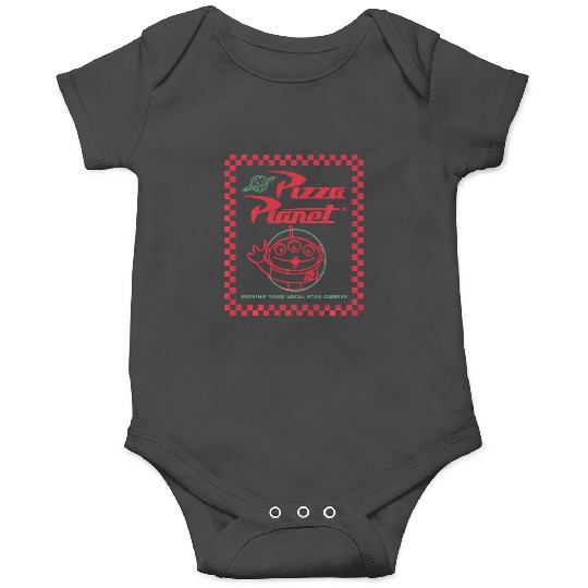Discover Disney Pixar Toy Story Alien Pizza Planet Box Art Onesies
