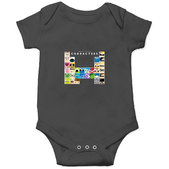 Discover Disney Pixar Movie Characters Periodic Table Onesies