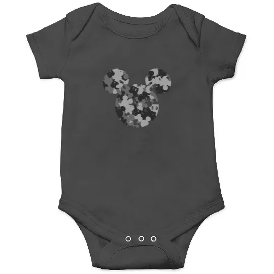 Disney Mickey Camo Gray Onesies