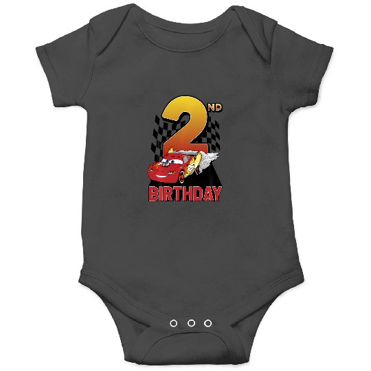 Discover Disney Pixar Cars Lightning Mcqueen 2Nd Birthday Peel Out Onesies