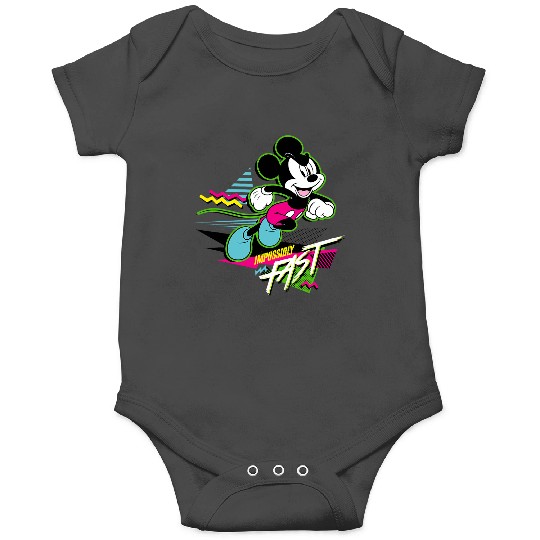 Discover Disney Mickey Mouse Impossibly Fast 90s Retro Onesies