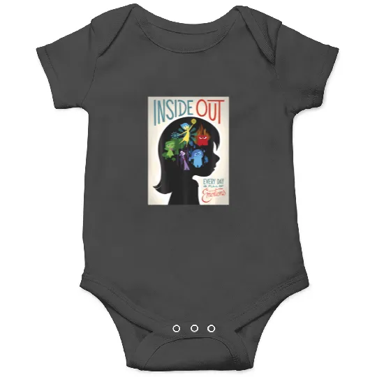 Discover Disney Pixar Inside Out Silhouette Movie Poster Onesies