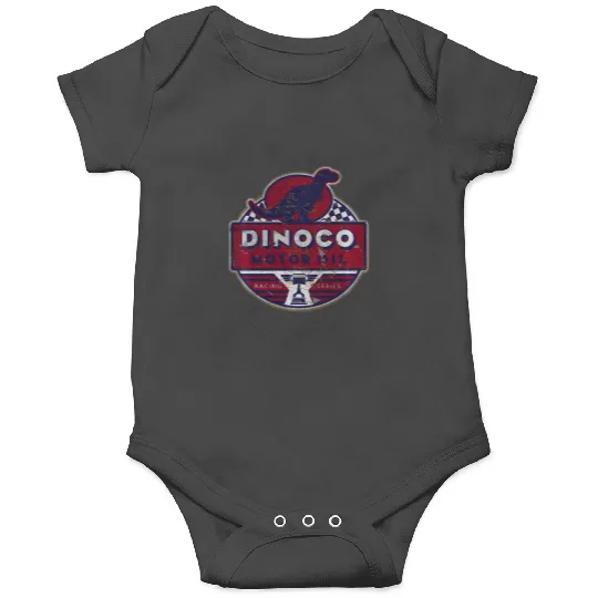 Discover Disney Pixar Cars Dinoco Motor Oil Faded Sign Onesies