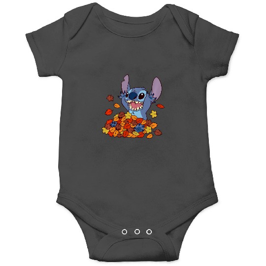 Disney Lilo Stitch Autumn Leaves Stitch Onesies