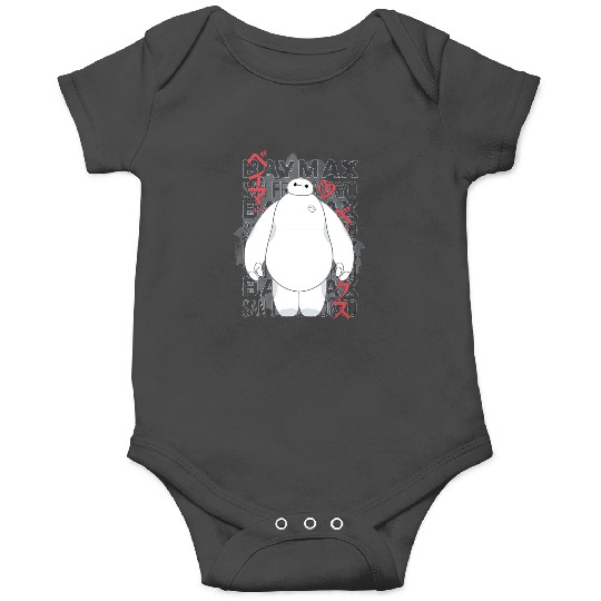 Disney Big Hero 6 Baymax San Fransokyo Kanji Retro Poster Onesies