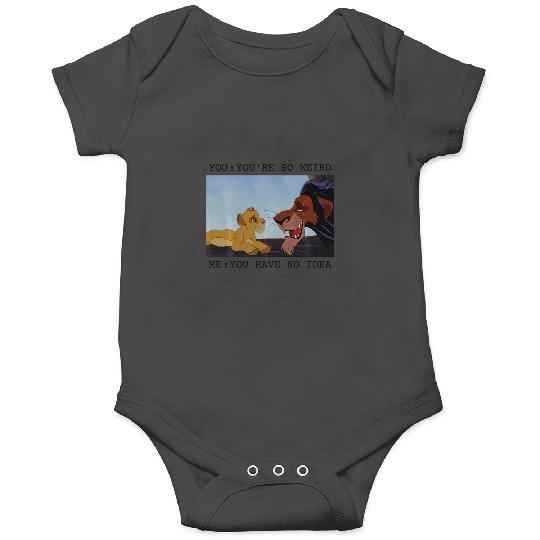 Disney The Lion King Simba Scar You'Re So Weird Meme Onesies