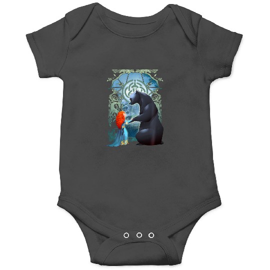 Discover Disney Pixar Brave Merida And Bear Profile Portrait Onesies