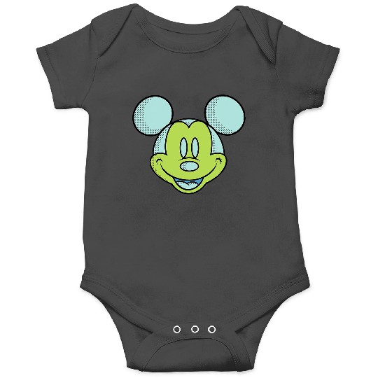 Discover Disney Mickey Mouse Happy Smiling Face Retro Pop Art Onesies