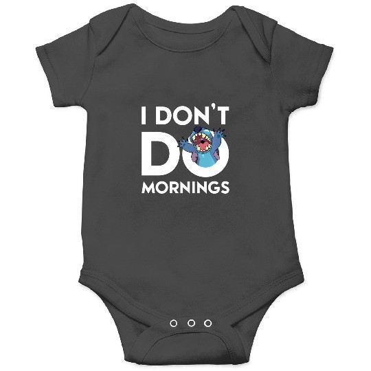 Discover Disney Stitch Don'T Do Mornings Onesies