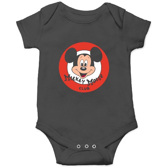 Discover Disney Mickey And Friends Retro Classic Mickey Mouse Club Long Sleeve Onesies