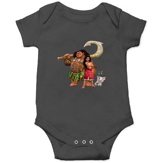 Disneyss Moana 2 Maui Pua Heihei Ready For A New Adventure Onesies