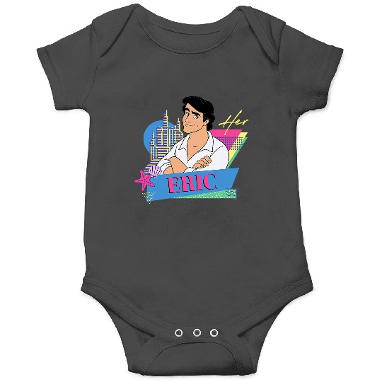 Discover Disney The Little Mermaid Retro Couples Matching Her Eric Onesies