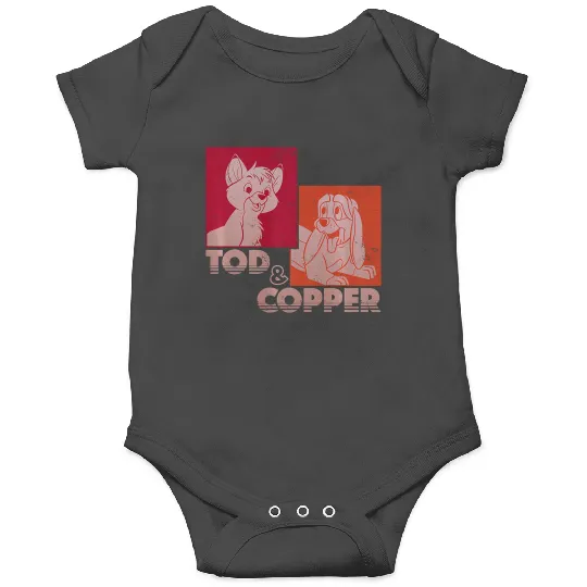 Disney The Fox and the Hound Tod & Copper Retro Premium Onesies