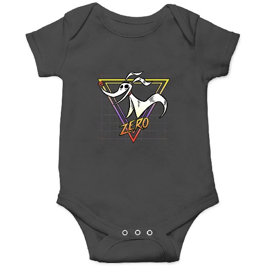 Disney Nightmare Before Christmas Zero Retro 90s Long Sleeve Onesies