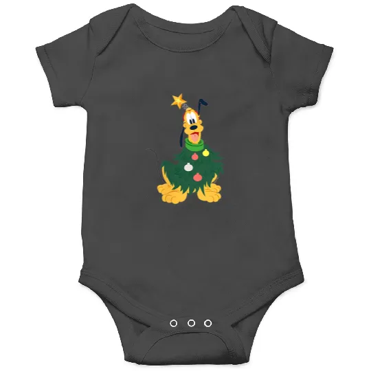 Disneyss Pluto Holiday Christmas Tree Costume Corner Art Onesies