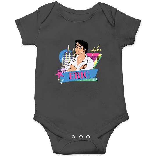 Disney The Little Mermaid Retro Couples Matching Her Eric Long Sleeve Onesies