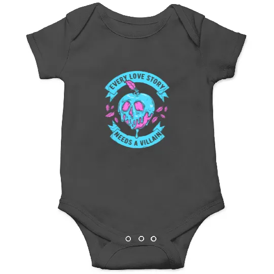 Disney Villains Valentine'S Day Love Story Poison Apple Logo Onesies