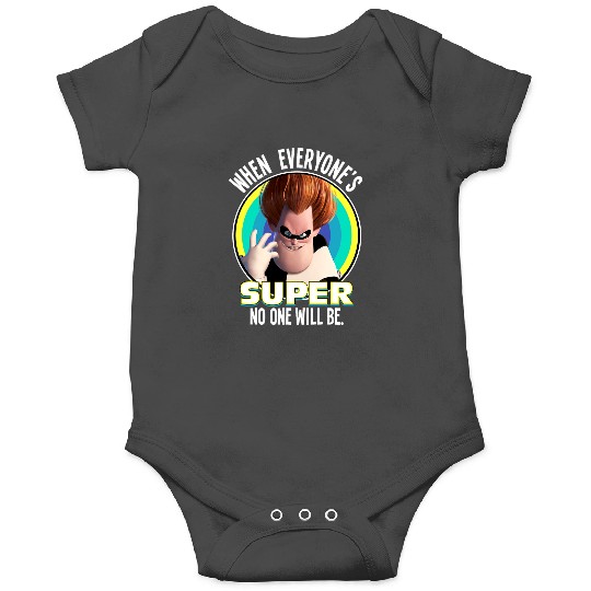 Disney Pixar The Incredibles Syndrome Super Retro Portrait Onesies