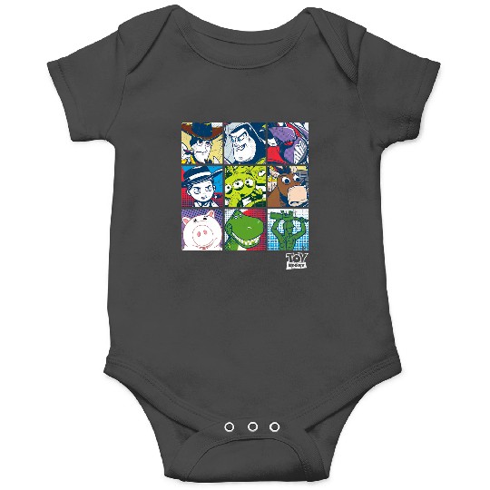 Discover Disney Pixar Toy Story Vintage Faded Retro Character Box Up Onesies