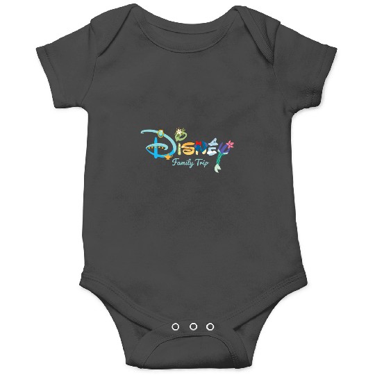 Discover Disney Princess Letters Logo Disney Matching Family Trip Onesies