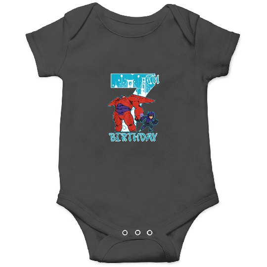 Disney Big Hero 6 Baymax Hiro 7th Birthday Graph Onesies