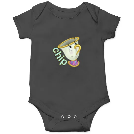 Discover Disney Beauty and the Beast Chip Side Profile Bi Onesies