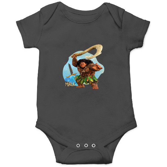 Discover Disney Moana 2 Action Pose “Maui” with Fish Hook Onesies