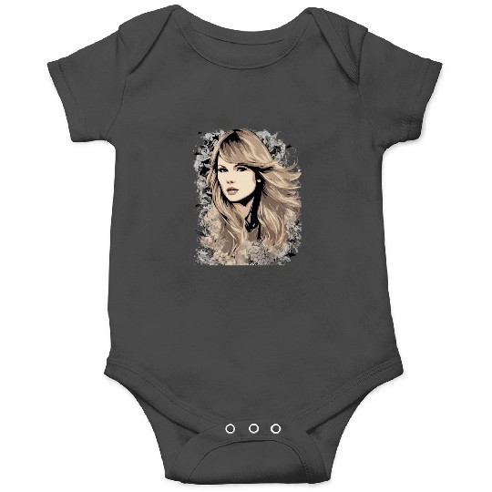 Discover Taylor Portrait Music Icon Illustration Onesies