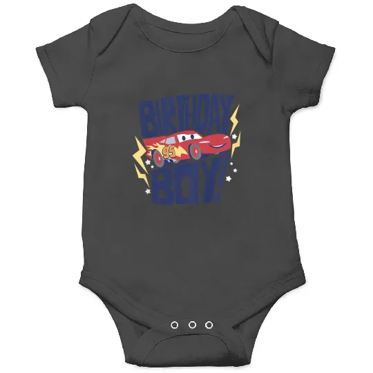Discover Kids Disney Pixar Cars Birthday Boy Lightning McQueen Retro Youth Onesies