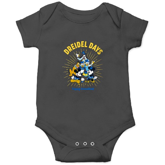 Disney Mickey & Friends Happy Hanukkah Dreidel Days V-Neck Onesies