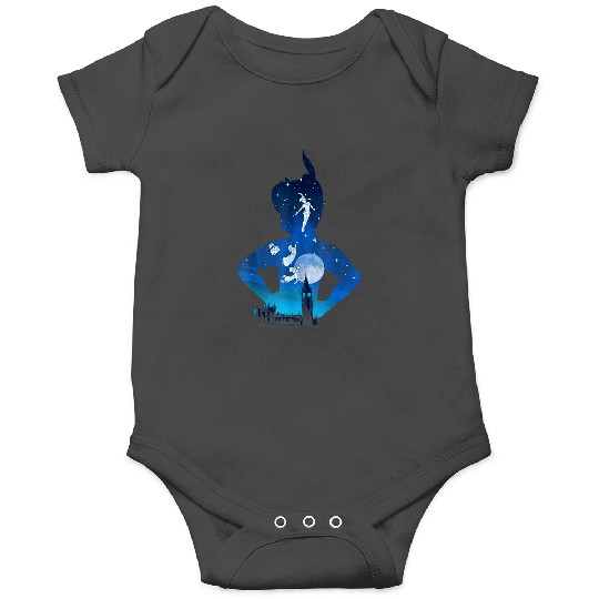 Disneyss Peter Pan Midnight London Flight Silhouette Fill Onesies
