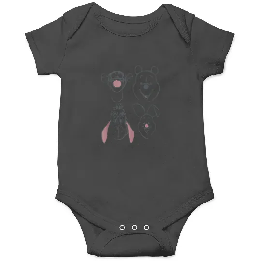 Discover Disney Winnie The Pooh and Friends Sketch Tank Top Onesies