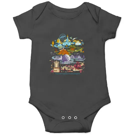 Discover Disney Walt Disney World 50th Anniversary Long Sleeve Onesies